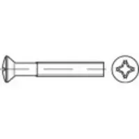 Toolcraft 134657 Linsensenkschrauben M5 70 mm Kreuzschlitz Phillips DIN 966 Stahl galvanisch verzinkt 200 St.
