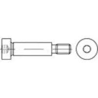 Toolcraft Toolcraft, Schrauben, Passschulterschrauben M5 10 mm (50 Schrauben pro Stück)