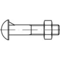 Toolcraft Toolcraft, Schrauben, Halbrundschrauben mit Nase M10 (200 Schrauben pro Stück)