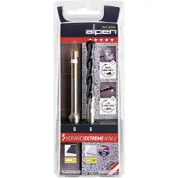 ALPEN-MAYKESTAG Alpen Keramo extreme ATM2 300102100 Tile and glass drill bit set 2-piece 10 mm 1/4 (6.3 mm), Cylinder shank 1 Set