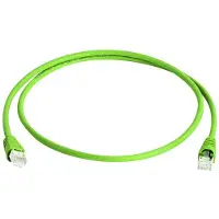 Telegärtner Patchkabel S/FTP, Cat.6A, LSOH, grün, 15 m
