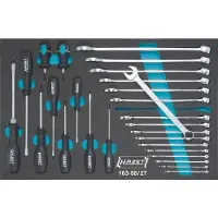 Hazet 163-58/27 Mechaniker-Werkzeugsatz 27 Werkzeuge