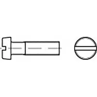 Toolcraft TO-6852993 Zylinderkopfschraube M8 50 mm Schlitz DIN 84 Edelstahl V2A A2 50 St.
