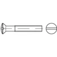 Toolcraft TO-5392728 Linsensenkschrauben M8 40 mm Schlitz Stahl galvanisch verzinkt 100 St.