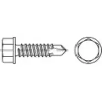 Toolcraft TO-5441217 Bohrschraube 3.9 mm 13 mm Außensechskant Stahl galvanisch verzinkt 1000 St.