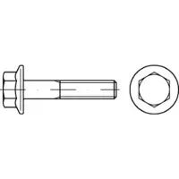 Toolcraft TO-5391546 Sechskantschraube M6 25 mm Außensechskant 500 St.