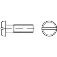Toolcraft TO-5360610 Flachkopfschrauben M6 16 mm Schlitz Edelstahl A2 200 St.