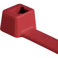 Hellermanntyton Hellermann Tyton T50R, Polyamid, Rot, 5 cm, V2, HF, IEC 60092 series, 20 cm