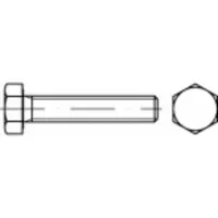 Toolcraft TO-5406465 Sechskantschraube M6 60 mm Außensechskant 200 St.