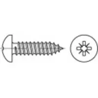 Toolcraft TO-5377080 Linsenblechschrauben 22 mm Kreuzschlitz Phillips Edelstahl A2 500 St.