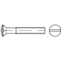 Toolcraft TO-5362032 Linsensenkschrauben M5 25 mm Schlitz Edelstahl A4 200 St.
