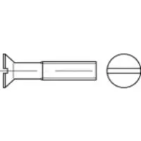 Toolcraft TO-5452221 Senkschrauben M5 25 mm Schlitz Polyamid 200 St.