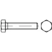 Toolcraft TO-5449644 Sechskantschraube M16 55 mm Außensechskant DIN 933 Messing 25 St.