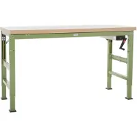 Manuflex WP8001.0001 Werkbank Grundmodul Grau, Grün