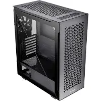 Thermaltake CA-1T4-00M1WN-02, Midi Tower, PC, Schwarz, ATX, micro ATX, Mini-ITX, SPCC, 17 cm