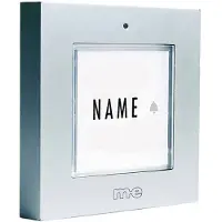 M-E Modern-Electronics m e modern electronics Funkklingel Sender mit Namensschild