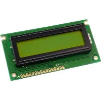 Display Elektronik LC-display Gulgr?n 16 x 2 Pixel (B x H x T) 84 x 44 x 10.1 mm