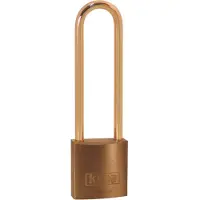 Kasp K12030L70BD Hængelås 30 mm Gyldengul Nøglelås