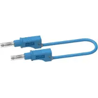 Electro PJP 2217/600V-CD1-50Bl Messleitung (Bananenstecker - Bananenstecker) 0.5