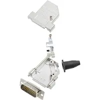 Encitech DTSL15-LJSRG-S-HDP26-W-K 6355-8043-02 D-SUB Stiftleisten-Set 45 ° Polza