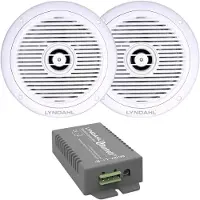 Lyndahl LYNCS180IPS2 2-Wege Set Einbau-Lautsprecher 120 W 4 Ω Weiss 1 Set