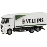 Faller LKW MB Actros Streamspace Kofferaufbau Veltins Gettränke (HERPA)