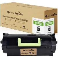 G&G Toner ersetzt Lexmark 522 Kompatibel Schwarz 6000 Seiten Reborn remanufactu