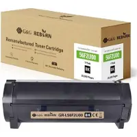 G&G Toner ersetzt Lexmark 56F2U00 Kompatibel Schwarz 25000 Seiten Reborn remanu