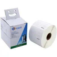 G&G Etiketten , kompatibel zu Dymo 11354/s0722540, 32 x 57 mm, selbstklebend, Thermopapier, weiß, 1 x 1000 Stück