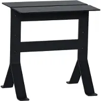 Hubsch Klappbarer Beistelltisch schwarz – 992009