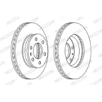 FERODO 1x Bremsscheibe [Hersteller-Nr. FCR310C] für VW, Mercedes-Benz