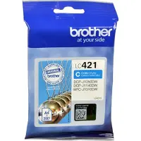 Brother LC421C, Cyan, 1 Stück(e), 200 Seiten, Einzelpackung