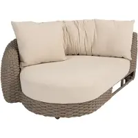 4Seasons Maxime chaise lounge Armlehne rechts, mit 3 Kissen