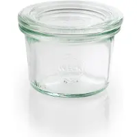 Aps 82310 Gourmetgläser mit Deckel, 12er-Set, Mini-Sturz-Form, Ø 6 cm, Höhe 5,5 cm, je 80 ml, Germany
