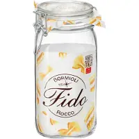 Multi Vorratsglas "Fido", (Set, 6 tlg., 6 Stück, 1,5l Fassungsvermögen), luftdicht verschließbar, mit Bügelverschluß
