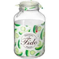 Bormioli Rocco Vorratsglas "Fido", (1 tlg., 1 x 4,0l Fassungsvermögen), luftdicht verschließbar, mit Bügelverschluß