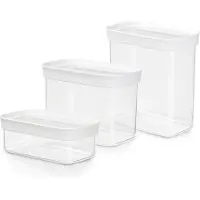 EMSA N1142700, Set, Rechteckig, 3,05 l, Transparent, Weiß, 450 ml, 1000 ml