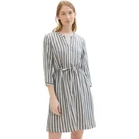 Tom Tailor Striped Kleid Mit 3/4-ärmeln