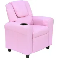 HOMCOM Kindersessel Mini Kindersofa für 3-6 Jahre, rosa 55-0039