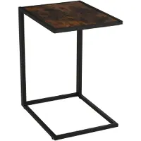 HOMCOM HOMdotCOM C-förmiger Beistelltisch 40,6 cm x 50,8 cm x 64,2 cm