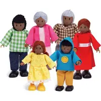 Hape Glückliche Afroamerikanische Familienpuppe