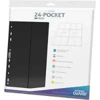 Ultimate Guard Ordner-Einlagen 24-Pocket QuadRow Pages Schwarz 10 Stk