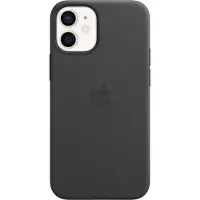 Apple Original iPhone 12 Mini Hülle - Echtes Leder - Backcover/Hard Case - Schwarz