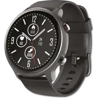 Hama Smartwatch Fit Watch 6910, Schwarz/Grau