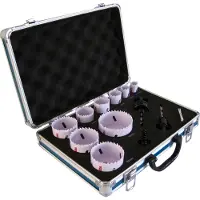 Makita D-47282, Set, Universal, 19,22,29,35,38,51,54,57,68 mm, 12 Stück(e), 9 Stück(e), 2 Stück(e)