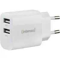 Intenso POWER ADAPTER 2XUSB-A/7802412, Universal, Drinnen, 100 - 240 V, 50/60 Hz, 24 W, 5 V