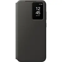 Samsung Original Galaxy S24 FE Hülle - Kunststoff - Klapphülle - Schwarz