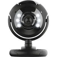 Trust SpotLight Pro, 1,3 MP, 640 x 480 Pixel, VGA, 30 fps, USB 2.0, Schwarz
