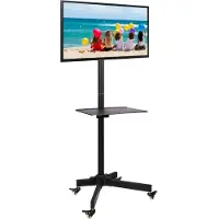 Techly Trolley Floor Stand LCD/LED/Plasma TV Stand 19 -37