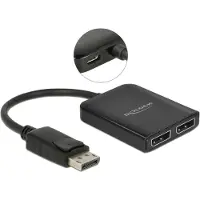 DeLOCK DisplayPort 1.4 Splitter 1 x DisplayPort zu 2 x DisplayPort MST